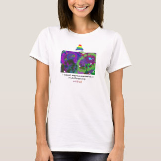 Camiseta O t-shirt das mulheres para a expressão criativa