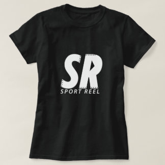 CAMISETA O T-SHIRT DAS MULHERES PRETAS DE SPORTREEL COM