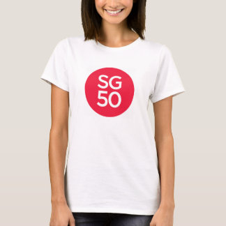 Camiseta O t-shirt das mulheres SG50