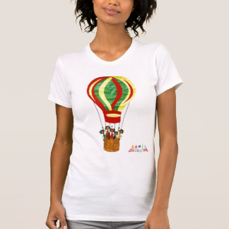 Camiseta O t-shirt das senhoras mágicas do balão