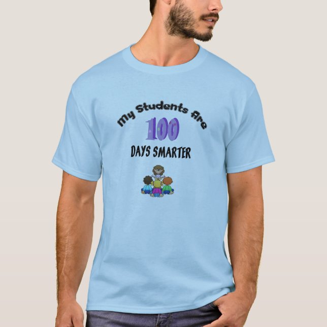 Camiseta O t-shirt de 100 professores mais espertos dos (Frente)