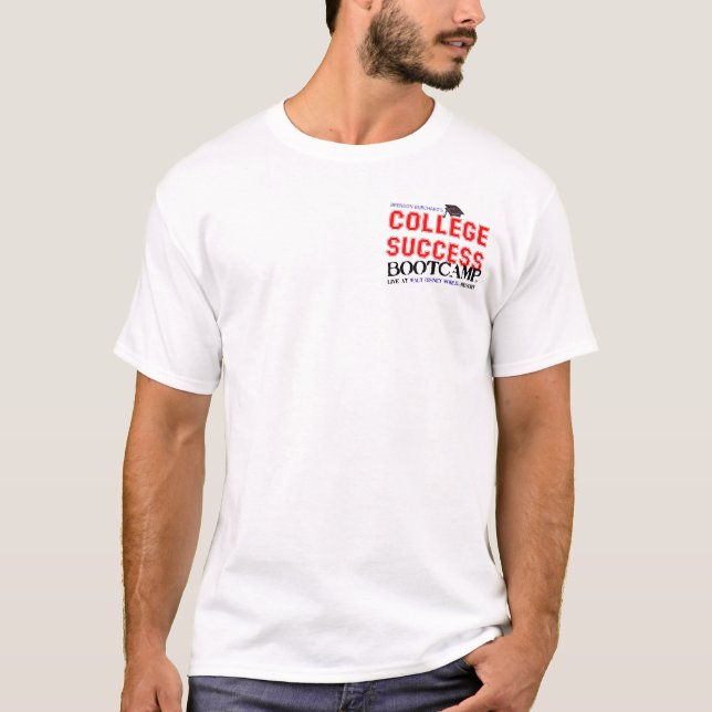 Camiseta O t-shirt de Bootcamp do sucesso da faculdade (Frente)
