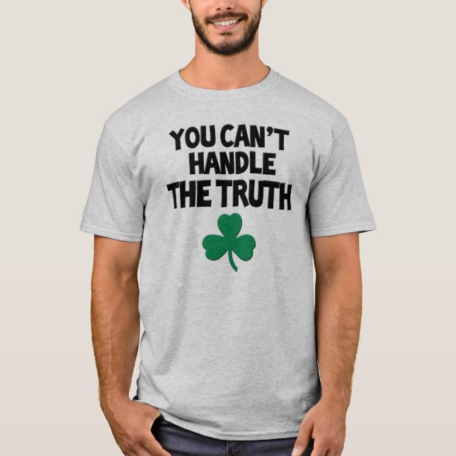 Camiseta O t-shirt de Boston da verdade (Frente)