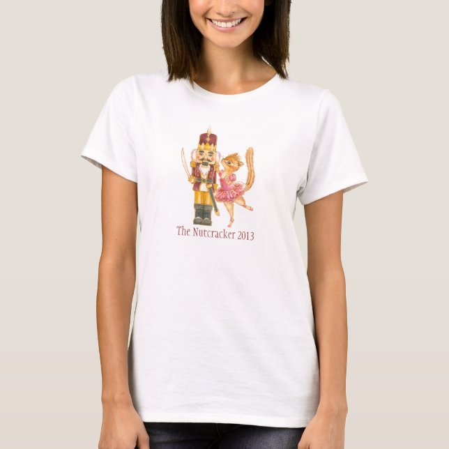 Camiseta O t-shirt de Commemmorative do balé do Nutcracker (Frente)