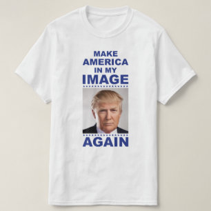 Camiseta O t-shirt de Donald Trump faz o excelente de
