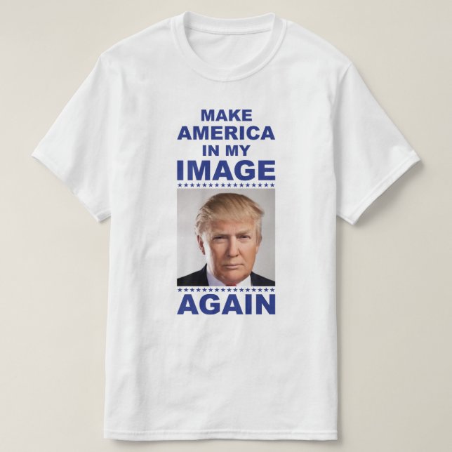 Camiseta O t-shirt de Donald Trump faz o excelente de (Frente do Design)