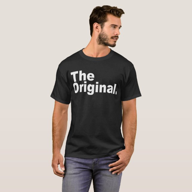 Camiseta O t-shirt de harmonização original da família - (Frente Completa)