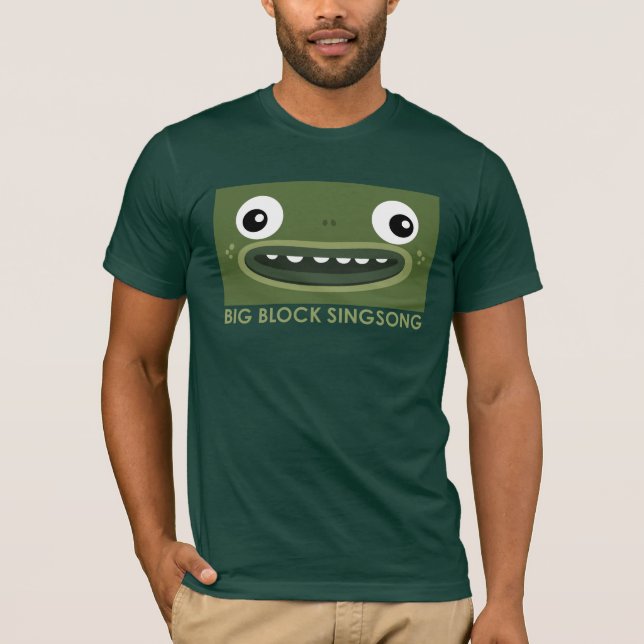 Camiseta O t-shirt de homens de sapo de BBSS (Frente)