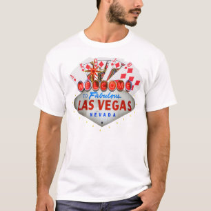Camiseta O t-shirt de jogador de póquer de Las Vegas