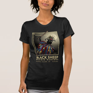 Camiseta O t-shirt de luxe das mulheres das ovelhas negras