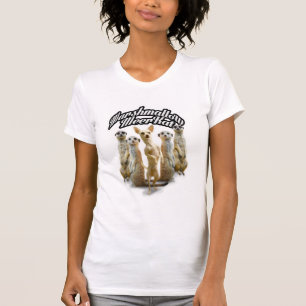 Camiseta O t-shirt de Meerkat do Marshmallow