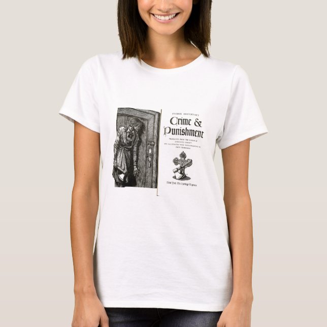 Camiseta O t-shirt de mulheres brancas do crime e da (Frente)