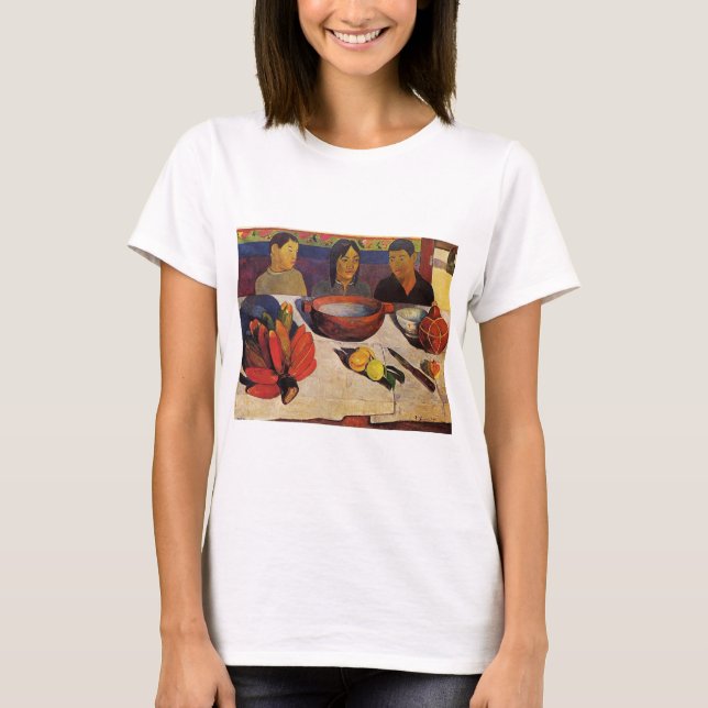 Camiseta "O t-shirt de Paul Gauguin da refeição" - (Frente)