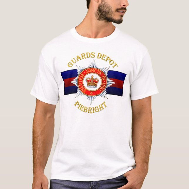 Camiseta O t-shirt de Pirbright do depósito das guardas (Frente)