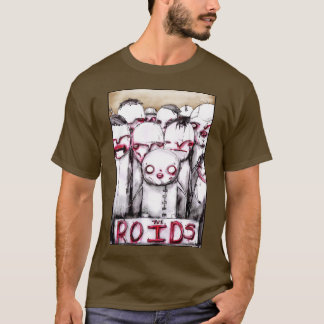 Camiseta O t-shirt de ROIDS para homens