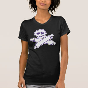 Camiseta O t-shirt destruído das mulheres