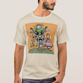 Camiseta O t-shirt do amante do velomotor do pântano