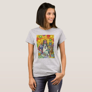 Camiseta O T-SHIRT do BASIC do PARTIDO do CAT de N Fitz do