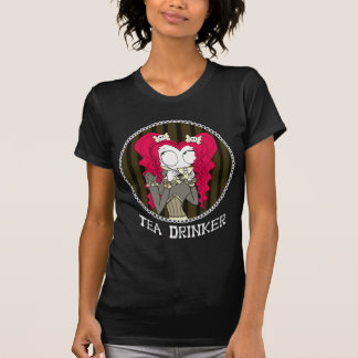 Camiseta O t-shirt do bebedor do chá