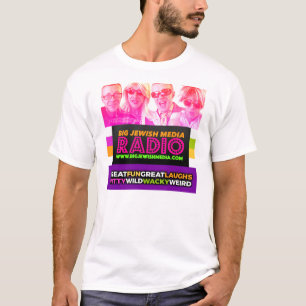 Camiseta O t-shirt do branco do LOGOTIPO do SHOW