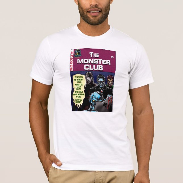 Camiseta O t-shirt do clube do monstro (Frente)