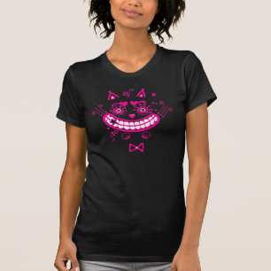 Camiseta O t-shirt do gato de Cheshire (rosa)