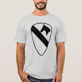 Camiseta ø T-shirt do logotipo da cavalaria grande (luz)