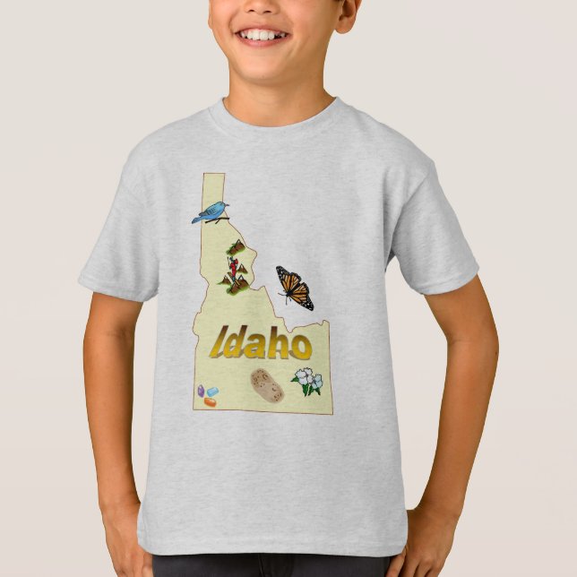 Camiseta O t-shirt do miúdo de Idaho (Frente)