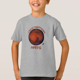 Camiseta O t-shirt do miúdo de Marte do destino