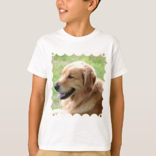 Camiseta O t-shirt do miúdo do filhote de cachorro do