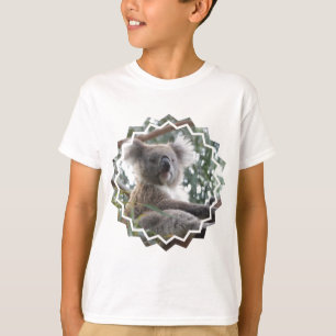Camiseta O t-shirt do miúdo dos fatos do urso de Koala