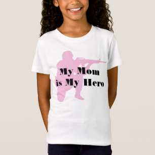 Camiseta O t-shirt do miúdo militar da mamã
