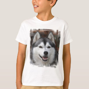 Camiseta O t-shirt do miúdo ronco do cão