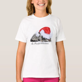 Camiseta O t-shirt do Natal de Purrfect