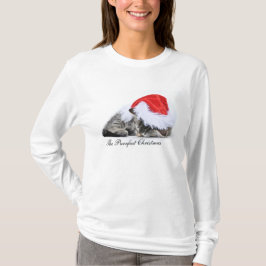Camiseta O t-shirt do Natal de Purrfect