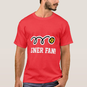 Camiseta O t-shirt do tênis do fã de Isner para mulheres
