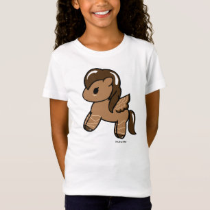 Camiseta O t-shirt Dolce das meninas do chocolate Pony & o