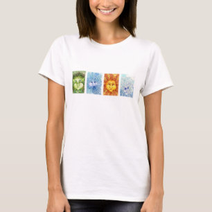 Camiseta O t-shirt dos elementos