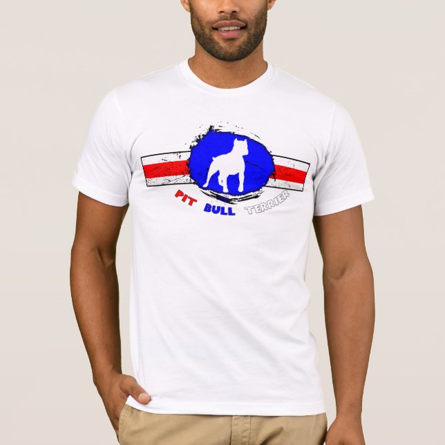Camiseta O t-shirt dos homens americanos de Terrier de (Frente)