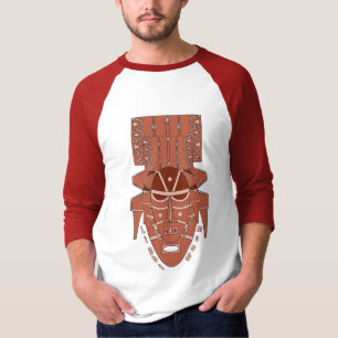 Camiseta O t-shirt dos homens autênticos da máscara de
