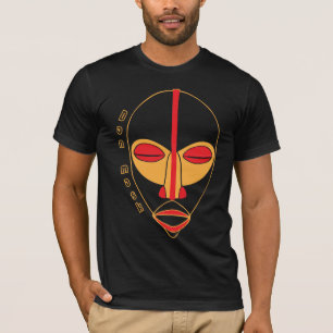 Camiseta O t-shirt dos homens autênticos da máscara de Da