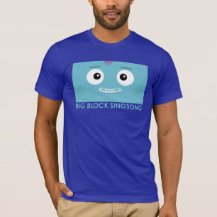 Camiseta O t-shirt dos homens azuis da banda do