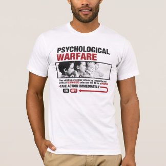 Camiseta O t-shirt dos homens da ação psicológico