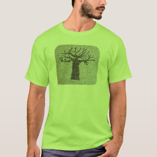 Camiseta O t-shirt dos homens da árvore do Baobab do
