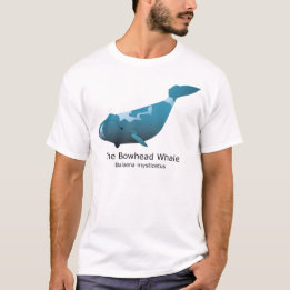 Camiseta O t-shirt dos homens da baleia de Bowhead