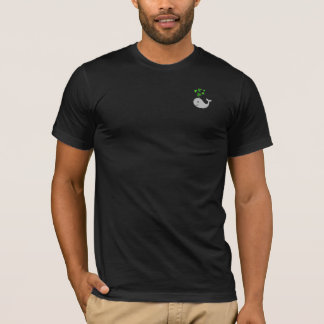Camiseta O t-shirt dos homens da baleia do trevo