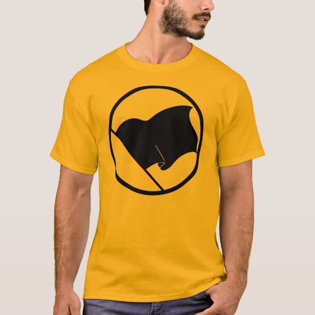 Camiseta O t-shirt dos homens da bandeira negra do (Frente)
