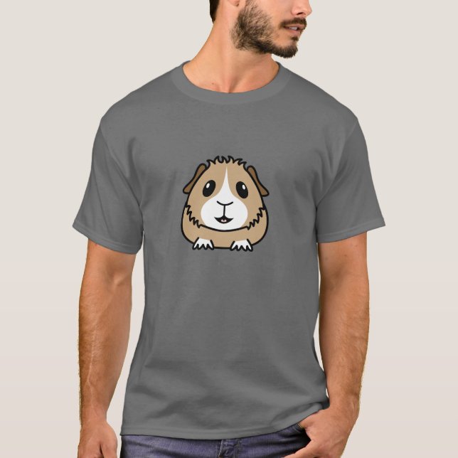 Camiseta O t-shirt dos homens da cobaia dos desenhos (Frente)