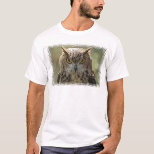 Camiseta O t-shirt dos homens da foto da coruja