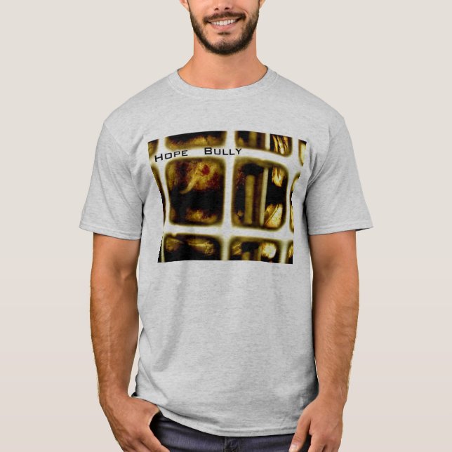 Camiseta O t-shirt dos homens da intimidação da esperança (Frente)